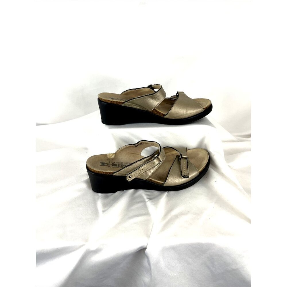 Mephisto Golden Step-In Sandals Women's EU Size 39 - Picture 3 of 7